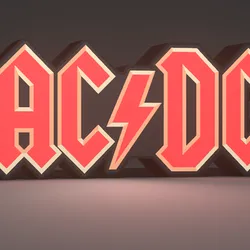 Lightbox Lámpara ACDC - Logo Lightbox