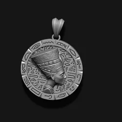 Nefertiti pendant 3D print model
