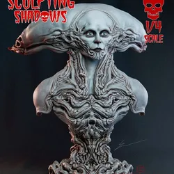 Organic lady 3 - bust FREE STL