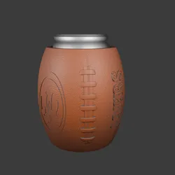 San Francisco 49ers Football Can Koozie