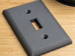 Standard Single Toggle Light Switch Cover - Free 3D Print Model