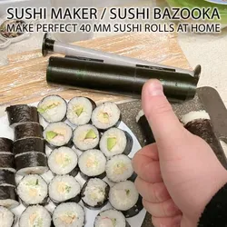 Sushi Maker / Sushi Bazooka – Make Perfect 40 mm Sushi Rolls at Home