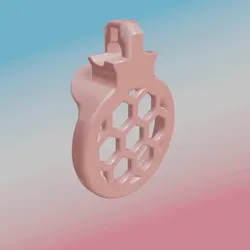 VenuSub Lock - Flat Cages V1 - Male Chastity System