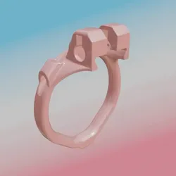 VenuSub Lock - Flat Rings V1 - Male Chastity System