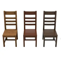 Wooden Chair 3D Model Set