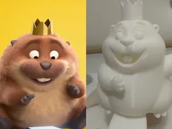 Beaver Transformation Project King George Beaver Hoppers King George George - Free 3D Print Model