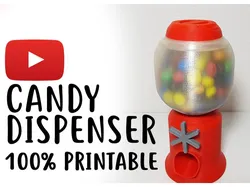 Candy Dispenser 100% printed