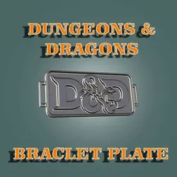 D&D Logo Bracelet Plate