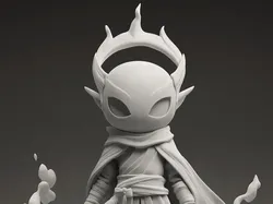 Ethereal Flame Warrior  - Free 3D Print Model