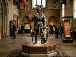 High-Detail Knight Statue with Pedestal - Free 3D Print Model