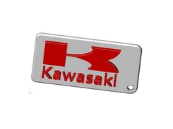 Kawasaki logo/keyring