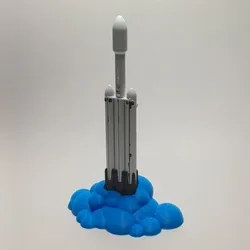Liftoff Stand for the Matchbox Falcon Heavy
