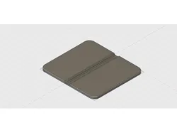 Light duty nylon hinge