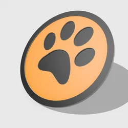 Pet Paw Coaster