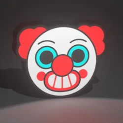 PIN Brawl Stars Clown Lamp - LED Light AMS