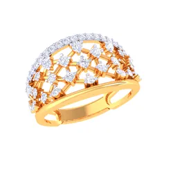 Printable 3D jewelry model of Lady diamond ring