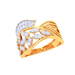 Printable 3D jewelry model of Lady diamond ring
