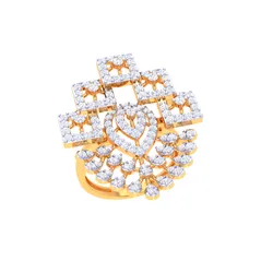 Printable 3D jewelry model of Lady diamond ring