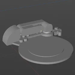 Red Alert 2 Allied Repair Factory Digital Model