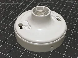 Shallow Leviton Light Fixture Base