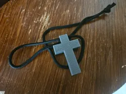 Simple Cross Necklace, Hilbert Curve Pattern - Free 3D Print Model