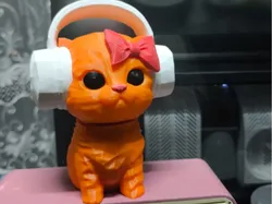 Sims Bobblehead Cat with 3D Printed Spring Upgrade - Free 3D Print Model