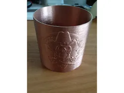 Skull pen holder