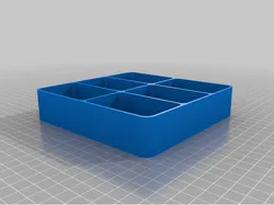 Sturdy 140 x 140 x 30mm, 6 Tray Organizer