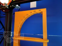Support angle diagram