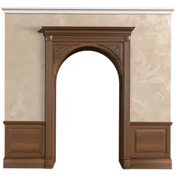 Arched doorway Interior Arched Opening Door Portal
