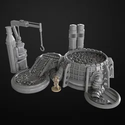 Corpse starch processing plant