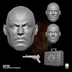 Destro GI Joe Fan Art 3D printables for Action Figures