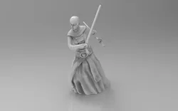 Female Space Assassin 3D print model