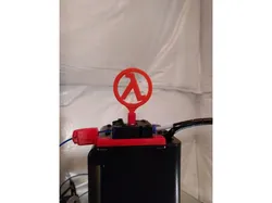 Half-life lambda topper-spinner for MP select mini