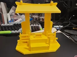 Hyperdimensional Kaguya-hime Shrine supporting 10CM standee version - Free 3D Print Model