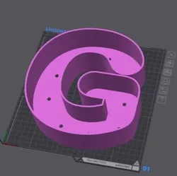 Letter pot G (2 sizes)