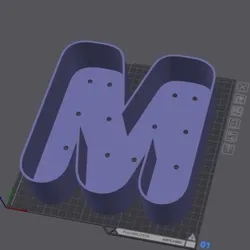 Letter pot M (2 sizes)