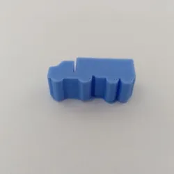 Lorry Meeple Silhouette – 3D Printable Game Token