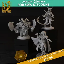 RPG - DnD Hero Characters - Titans of Adventure Set 6