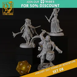 RPG - DnD Hero Characters - Titans of Adventure Set  8