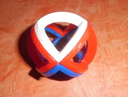 Rubik's 2x2x2 hollow skeleton