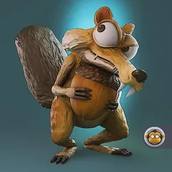 Scrat from Ice Age – STL for 3D Printing