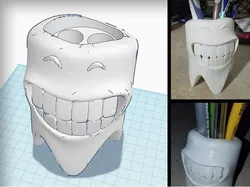 Smiling Toothbrush Holder