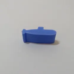Submarine Meeple Silhouette – 3D Printable Game Token