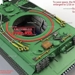 Tiger Tank Late Turret joint protector.(STL-35-16)