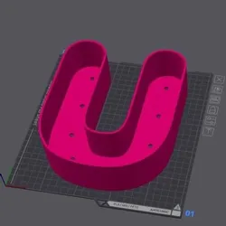 U letter pot (2 sizes)