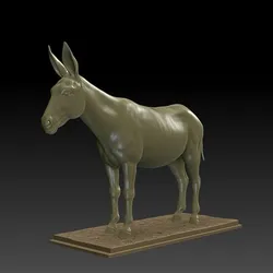 Donkey 3D Model