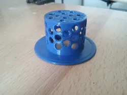 Hair strainer for bathtub drain