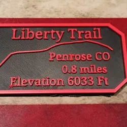 Maverick's Trail badge Liberty Trail Penrose Colorado