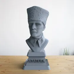 Mustafa Kemal Ataturk Bust 3D Printing